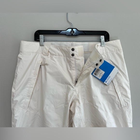 NWT Columbia Moonlight Mover II Omni Shield Ski/Snow Pants in Off White, L - Picture 8 of 12